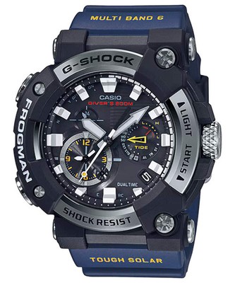 CASIO G-SHOCK GWF-A1000-1A2 FROGMAN ANALOG BLUE MEN'S SOLAR DIVE WATCH