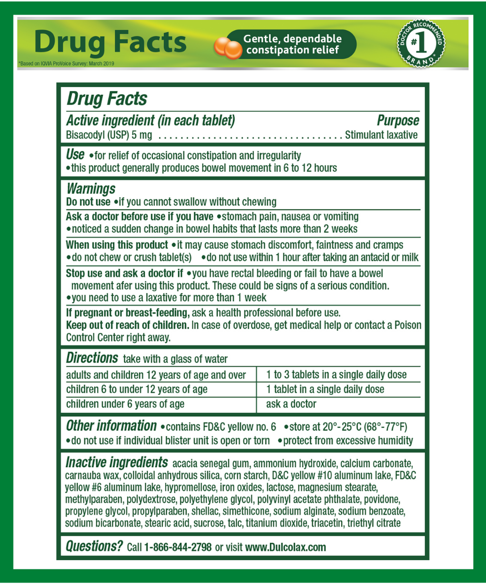 Dulcolax Laxante Tablets 5mg Bisacodilo Constipatio Farmacopea De Estados Unidos Ebay