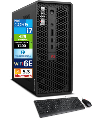 Lenovo TS P3 Ultra SFF Desktop Intel i7-13700 2.1GHz T400 16GB DDR5 1TB SSD W11P