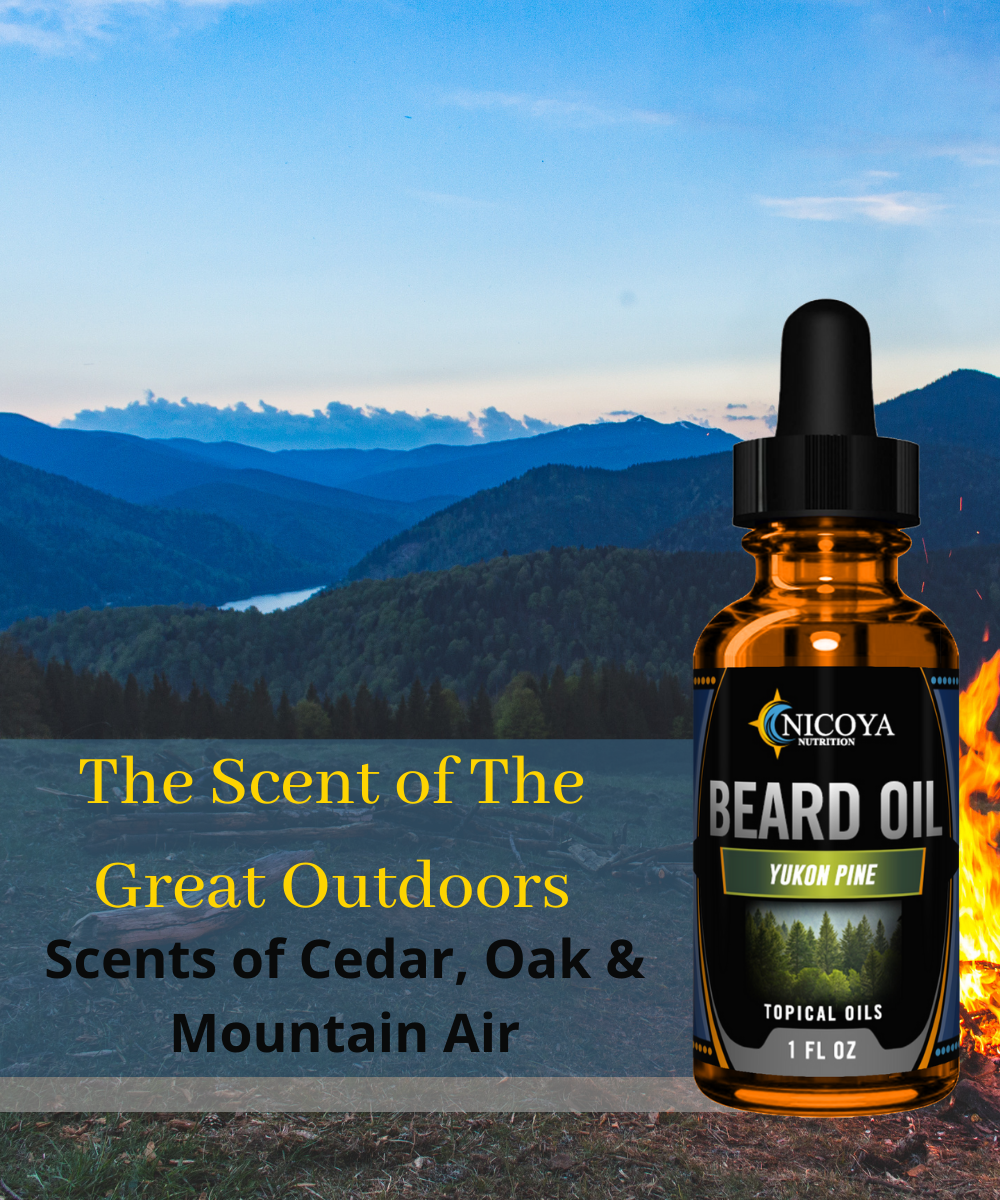 Beard Growth Oil - Fast Growing Beard Mustache Facial Hair oil for Men, Yukon