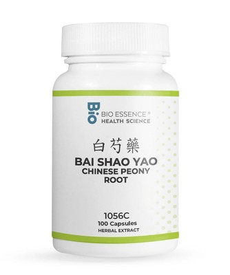 1056C Bai Shao Yao, Chinese Peony Root 100 Caps (2 Bottles)