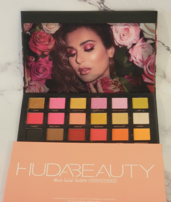 Huda Beauty Rose Gold Remastered Eyeshadow Palette New in Box eBay