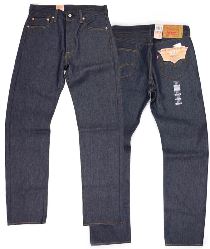 levi 501 shrink to fit button fly jeans