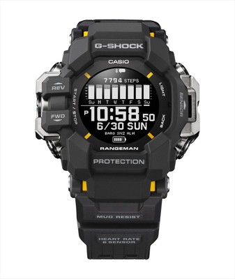 Pre-owned Casio G-shock Master Of Rangeman Gpr-h1000-1jr Black Men's Watch In Box