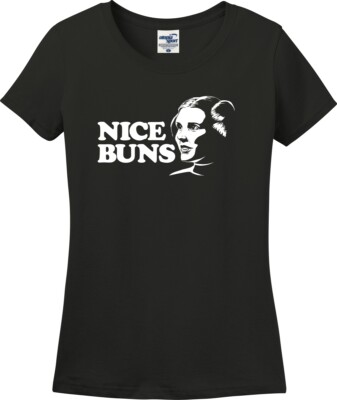 Nice Buns Funny Missy Fit Ladies T-Shirt (S-3X)