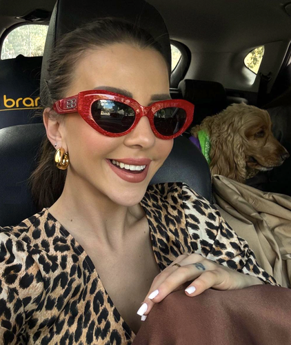 BALENCIAGA BALENCIAGA BB0236S-003 RED RED GREY SUNGLASSES