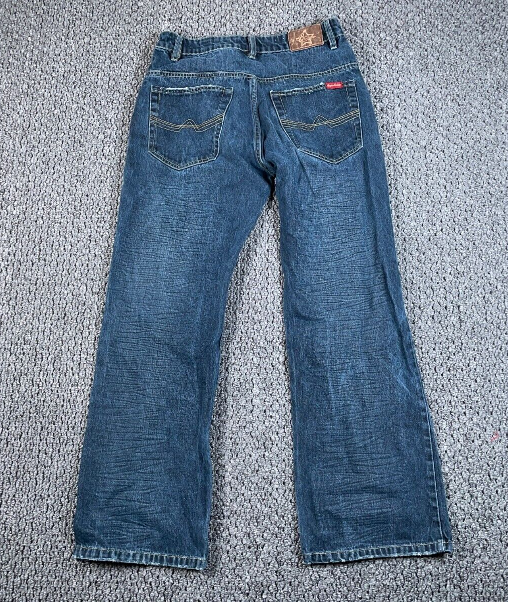 パンツ Rare Emporio Armani InsidOut Flare Denim Armani Exchange Bootcut Fit Jeans Men's 32 x 30 Blue Denim