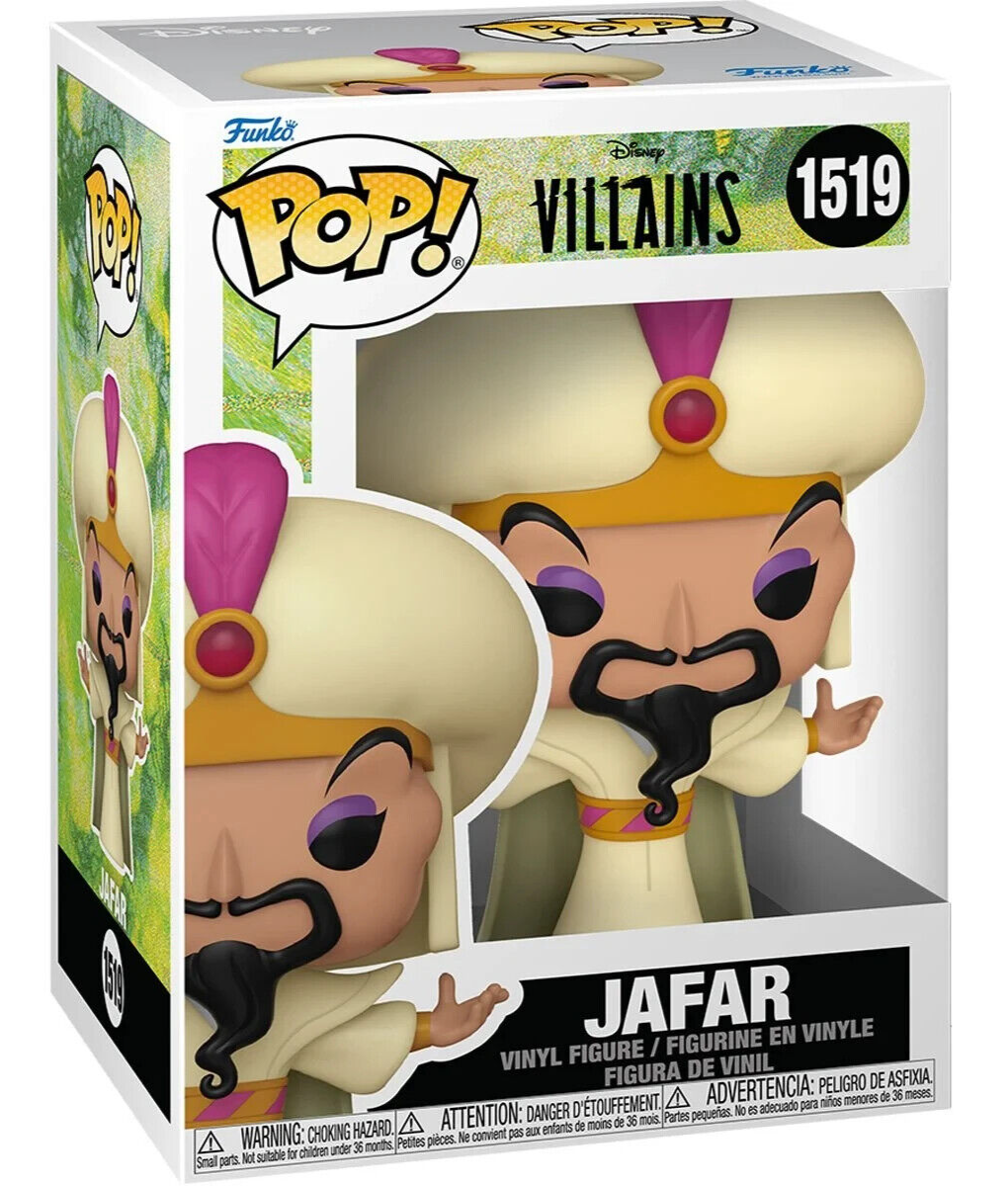 Злодеи Funko Pop Disneys: Фигурка Аладдина - Джафара (Султана) с защитником