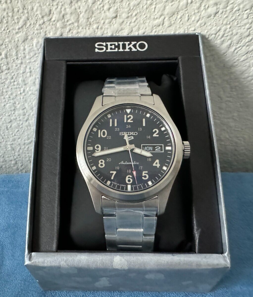 Pre-owned Seiko 5 Sports Collection Stainless Steel Watch For Men Srpg29