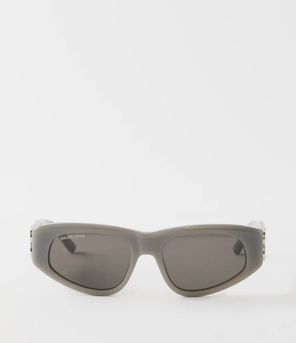 BALENCIAGA BALENCIAGA BB0095S-015 GREY SILVER GREY SUNGLASSES