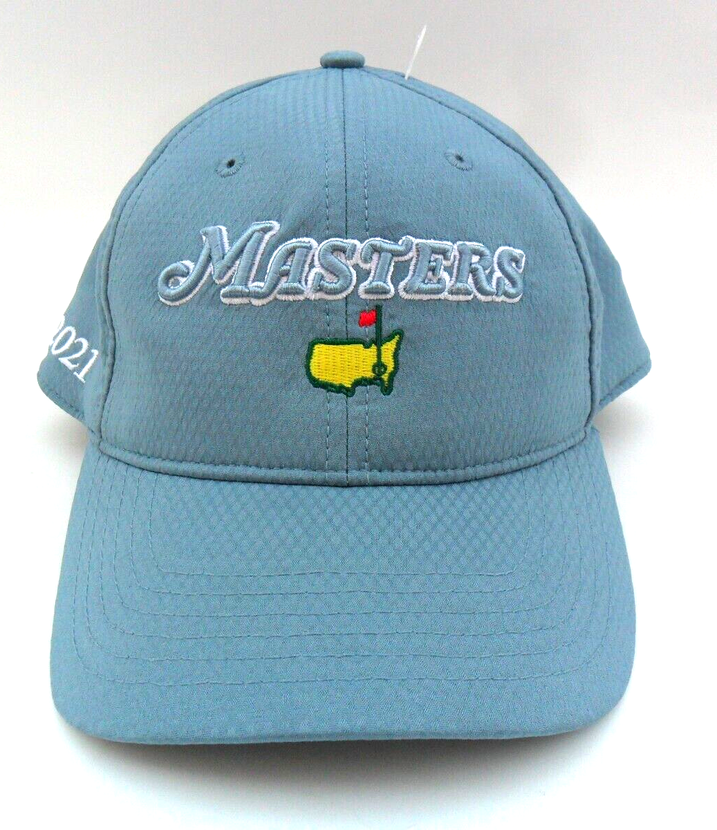 NEW MASTERS GOLF TOURNAMENT OFFICIAL 2021 GOLF HAT CAP BLUE