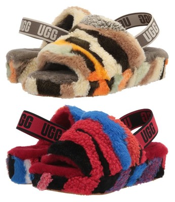 

Женские шлепанцы UGG Fluff Yeah Cali Collage, UGG Fluff Yeah