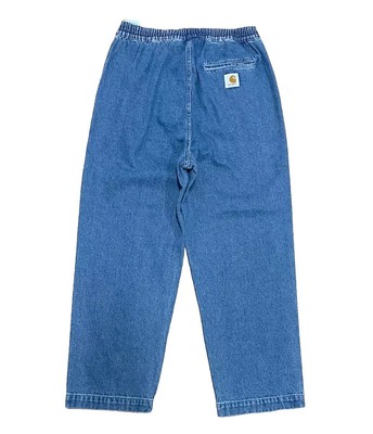 Carhartt WIP Garren Pant Cotton Denim 9.8 oz A232027 Blue Stone Washed M