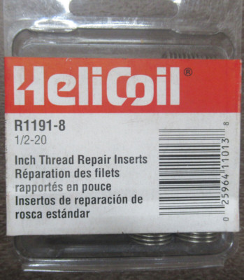 HELICOIL R1191-8 INCH THREAD REPAIR INSERTS 6ct
