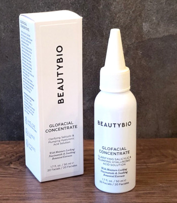Beautybio Glofacial Concentrate Clarifying Plumping 1.7 fl oz, 20 facials NIB