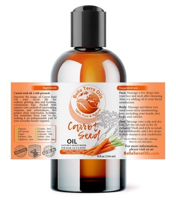 Carrot Seed Oil: Natural, Cold-Pressed, Perfect for Skin Rejuvenation