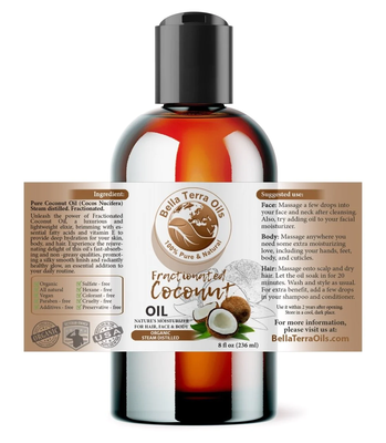 Coconut Oil: Organic, Cold-Pressed, Perfect for Hair, Skin, and Cooking