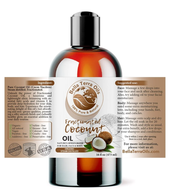 Coconut Oil: Organic, Cold-Pressed, Perfect for Hair, Skin, and Cooking