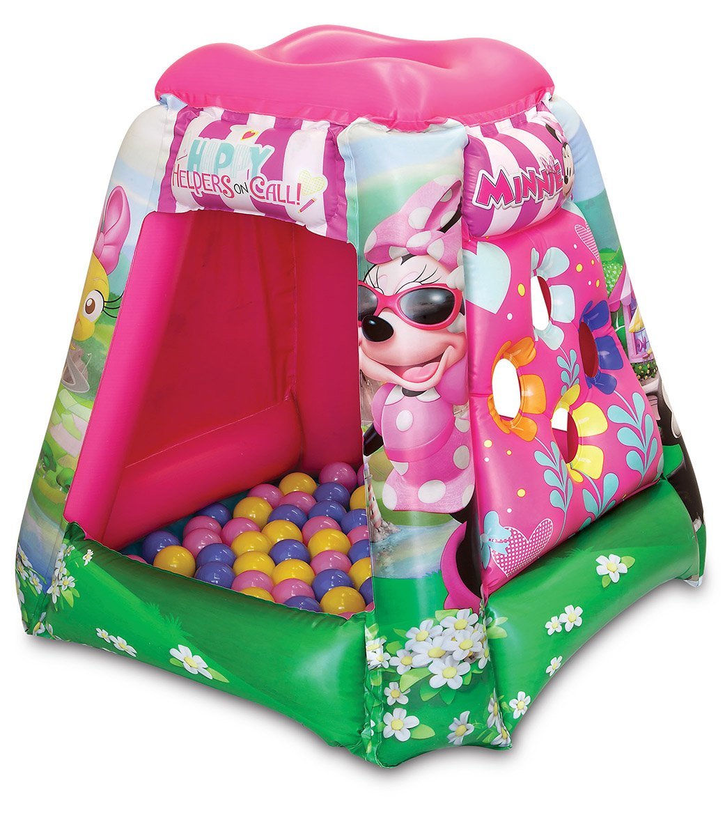 Minnie Mouse Ball Pit, 1 Inflatable & 20 Sof-Flex Balls, Pink, 37