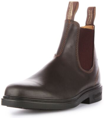 Pre-owned Blundstone 067 Strout Chisel Toe Dress Series Mens Ankle Boot Brown Us 7 - 13