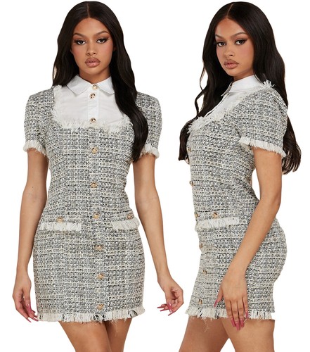 ワンピース JOSE MOON CLASSIC TWEED MINI DRESS JOSE MOON（ジョゼムーン）の「CLASSIC TWEED MINI DRESS