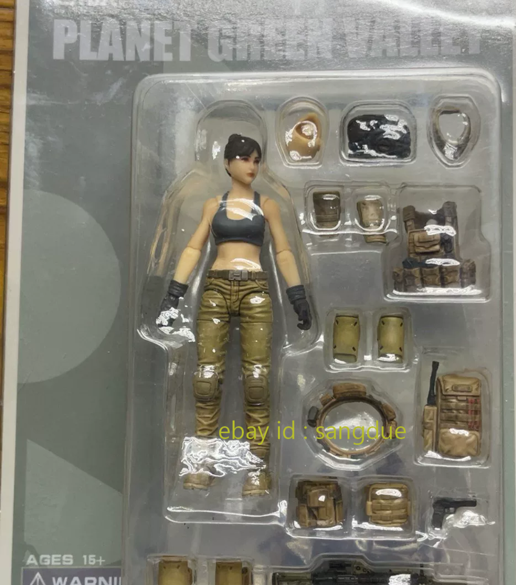 OU YING PLANET GREEN VALLEY 1/18 Female Solider Body Action OU YING PLANET GREEN VALLEY 1/18 Female Solider Body Action