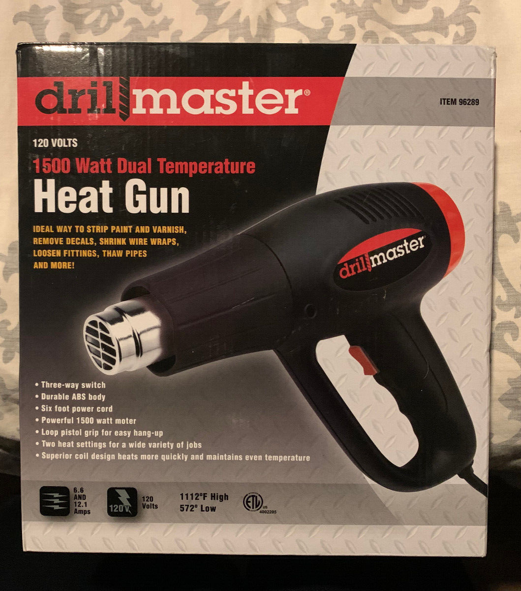 Drill Master Heat Gun 1500 Watt Heatguns