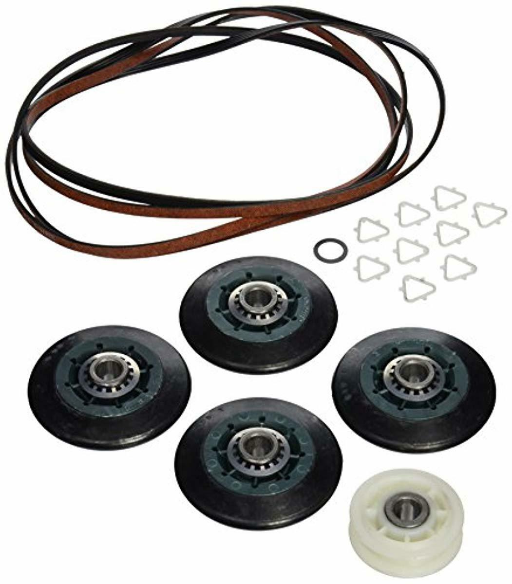 Dryer Drum Roller Belt Pulley Kit for Admiral Crosley Kenmore Maytag Whirlpool