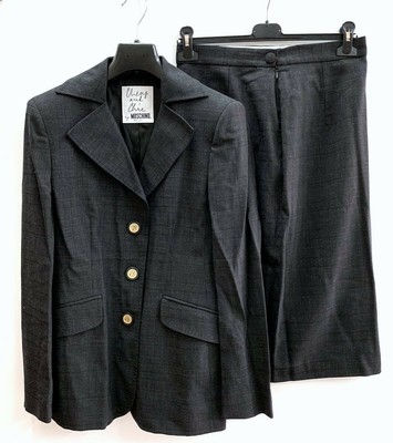 Moschino Billig Und Schick Anzug Jacke Und Rock Gr. 46 25836