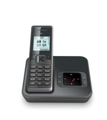 Sinus A 206 Graphit ECO-DECT Schnurlostelefon Grau mit Anrufbeantworter NEU