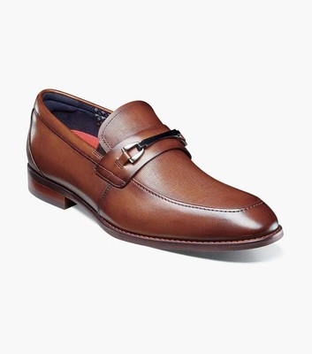 

Мужские кожаные слипоны Stacy Adams Kaylor Cognac Brown, Коричневый