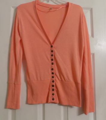 Coral top color sweater