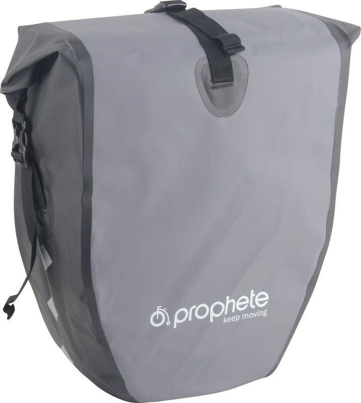 Prophete Â® Fahrradtasche GepÃ¤CktrÃ¤Gertasche Einzeltasche - 20 Liter - Grau