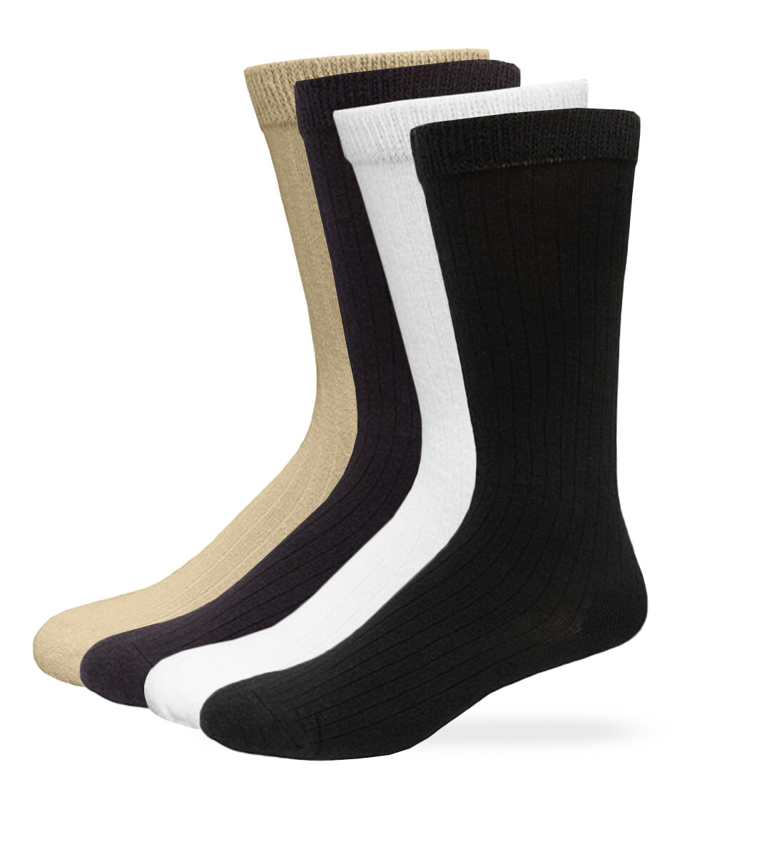Carolina Ultimate Men's NonBinding Dress Rib Cotton Comfort Top Socks