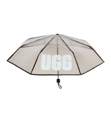 

Женский прозрачный зонт UGG, Clear/black