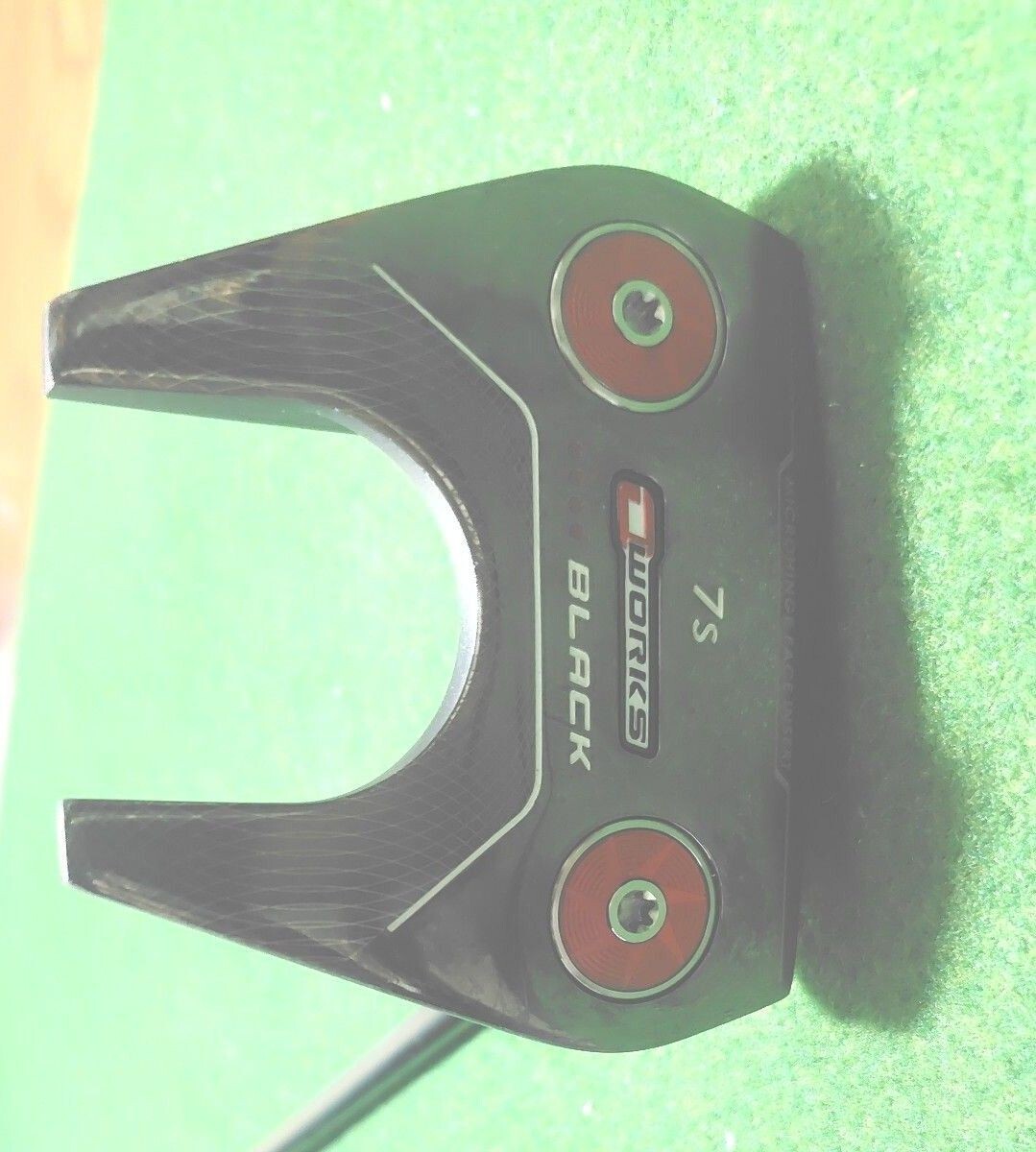 ODYSSEY O-WORKS 7S BLACK パター（34インチ） Odyssey O-Works Black #7S Putter Winn Pistol Midsize Grip