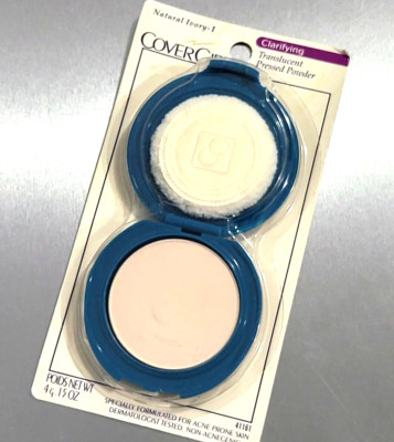 CoverGirl ~ NATURAL IVORY 1 ~ Clarifying Translucent Powder Acne Prone Skin (YK1