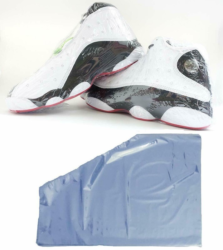 25 Pcs Sneaker Shrink Wrap Bags Large Shoe Protector Fits up to Men Size 15