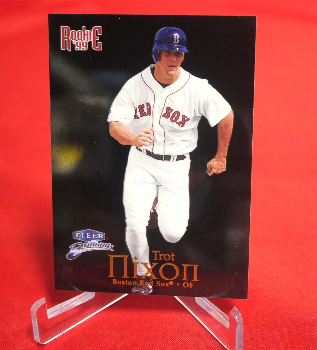 Trot Nixon Rookie FLEER Brilliants 1999 Baseball Card #157 MINT . rookie card picture