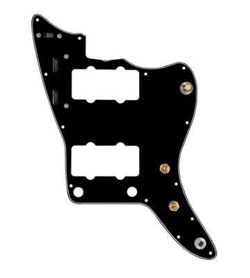 920D Custom Pre-Wired Jazzmaster Vintage Pickguard Black