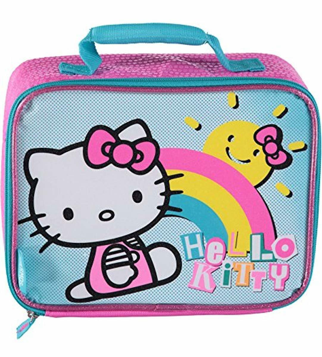 Girls Pink Thermos Soft Lunch Kit New For 5 Years And Up