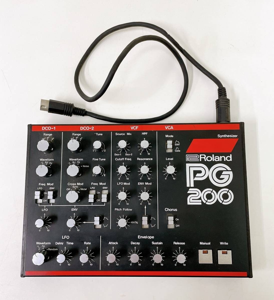 ジャンク品　Roland PG-200シンセサイザー　プログラマー Roland PG-200 Synthesizer Programmer Controller for JX3P JX