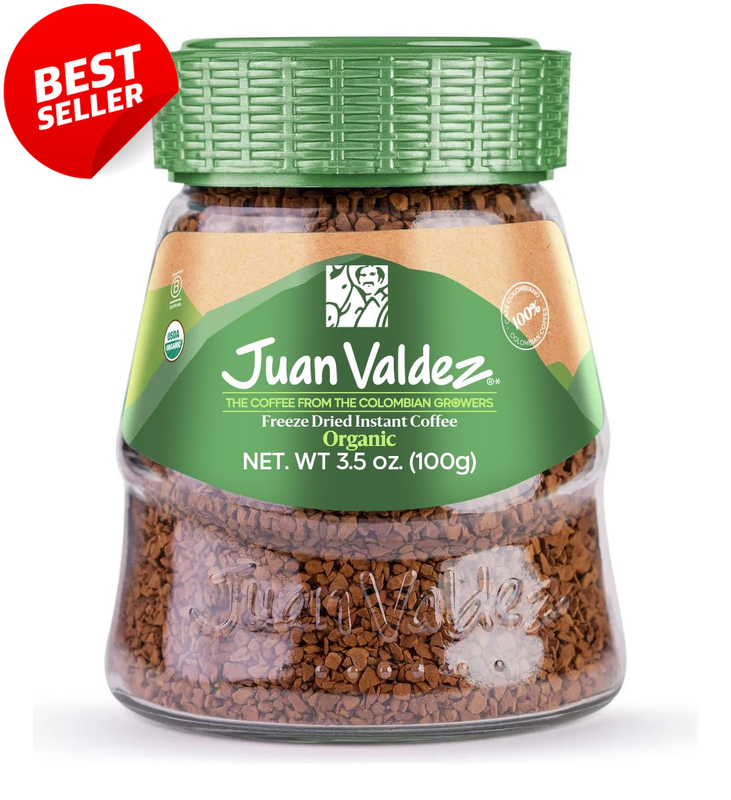Organic Freeze Dried Coffee 3.5oz 100% Colombian USDA - US