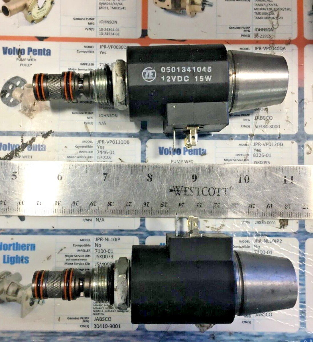 ZF MARINE TRANSMISSION ELECTRIC SHIFT SOLENOID 12V