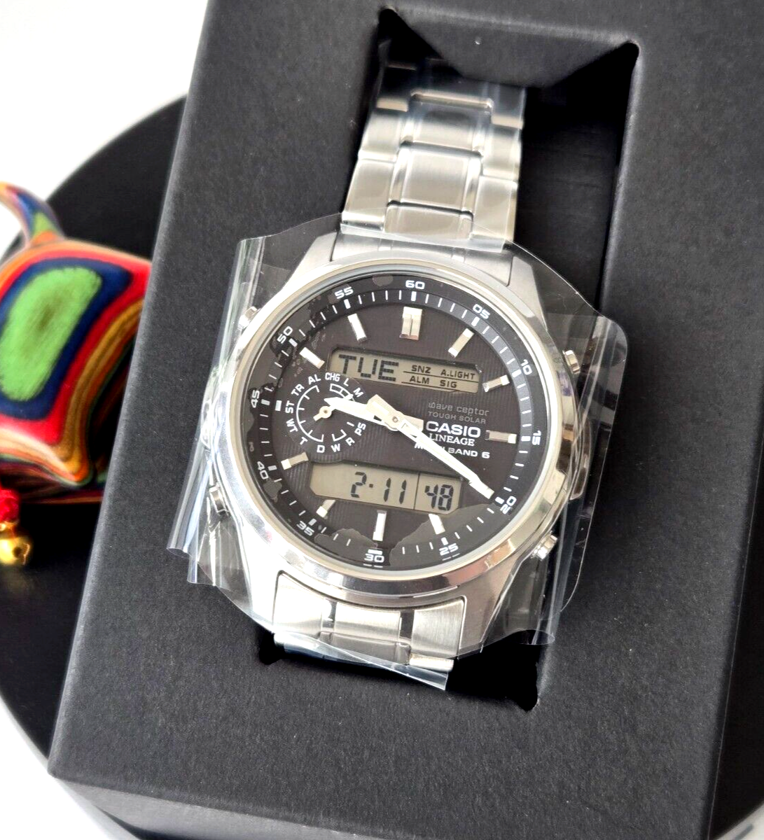 Casio Lineage LCW-M300D-1AJF Stainless Solar Radio Analog