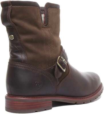 Pre-owned Ariat Savannah Womens Waterproof Slouch Ankle Boots In Brown Us Sizes 6 - 11 In Choco