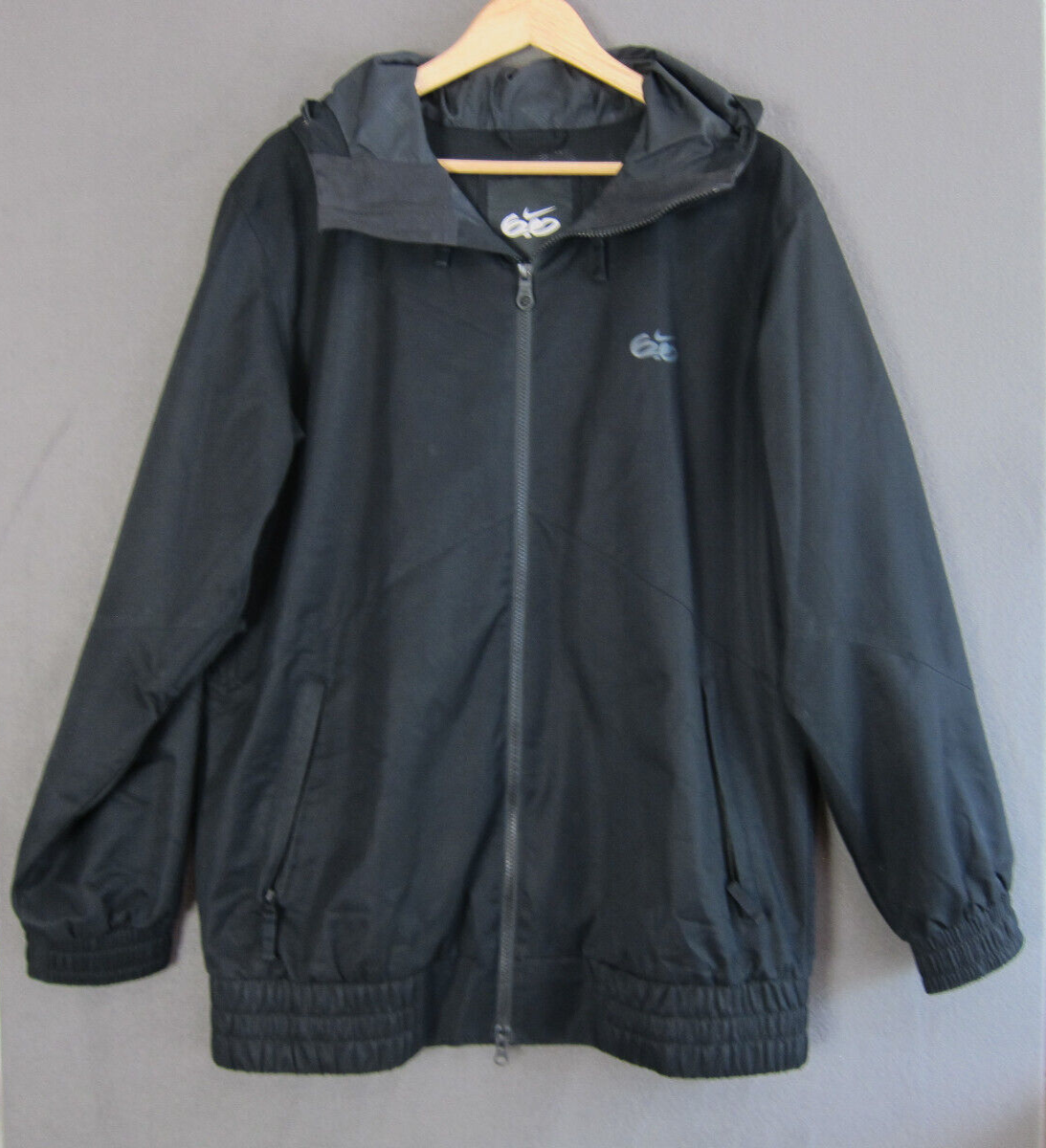 NIKE HOLLADAY JACKET スノーボード　ジャケット　黒　S Nike - x Stüssy Linen Shell Jacket in Black - FZ5751-010