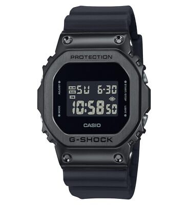 Pre-owned Casio G-shock Digital 5600series Quartz Men's Watch Gm-5600ub-1 In Black