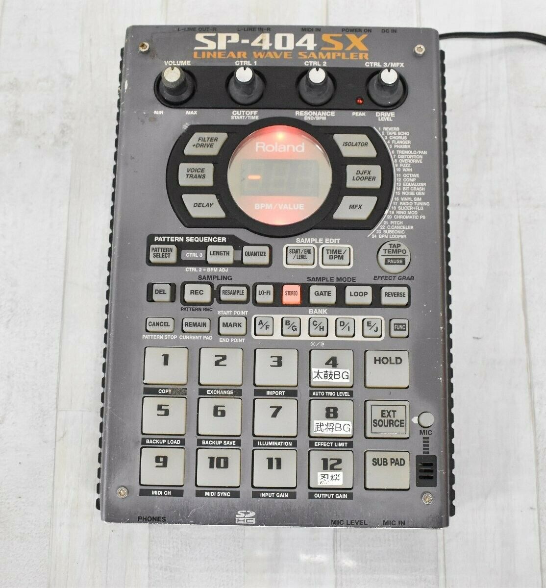 BOSS SP-202 Dr. Sample DJ Sound Module Repair required Read BOSS SP-202 Dr. Sample DJ Sound Module Repair required Read