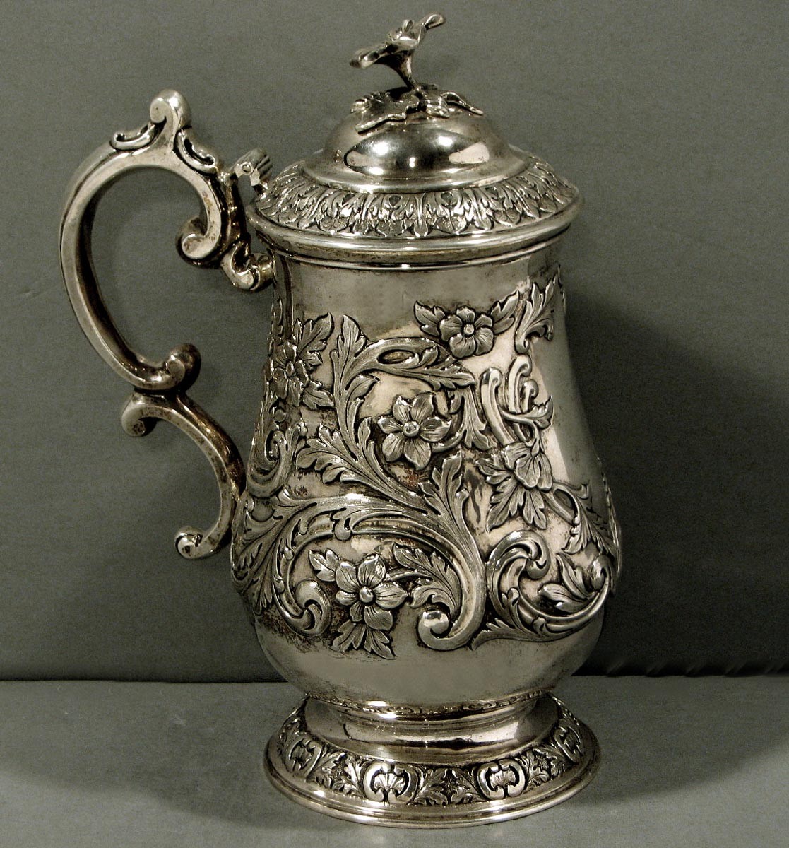 Indian Sterling Tankard         CHARLES NEPHEW  c1850   -  WAS $4200 - $2950.